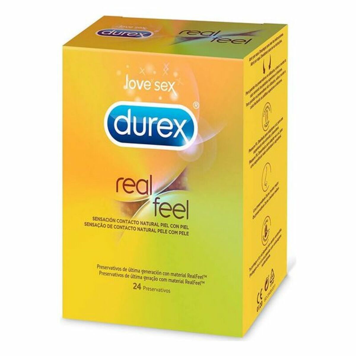 Durex Condooms Durex Real Feel (24 Uds)