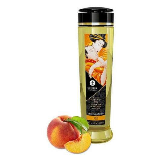 Shunga Erotische Massageolie Shunga Stimulation Perzik (240 Ml)
