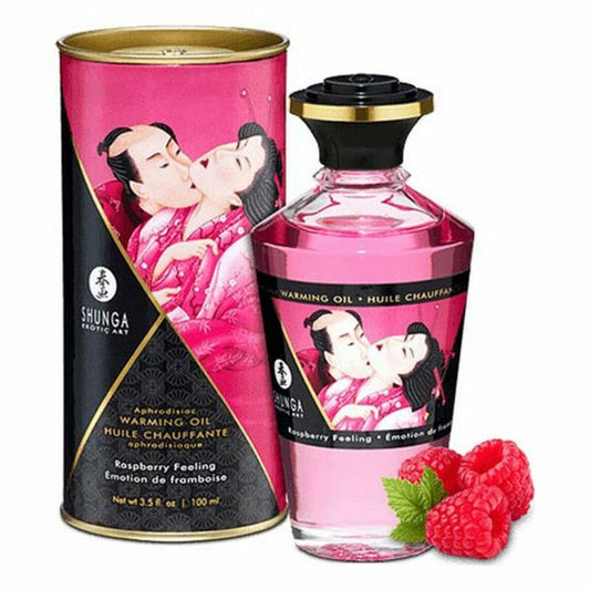 Shunga Erotische Massageolie Shunga Framboos (100 Ml)