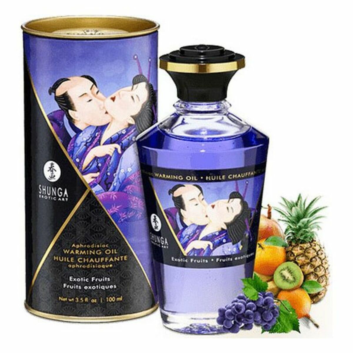 Shunga Erotische Massageolie Shunga Exotische Vruchten (100 Ml)