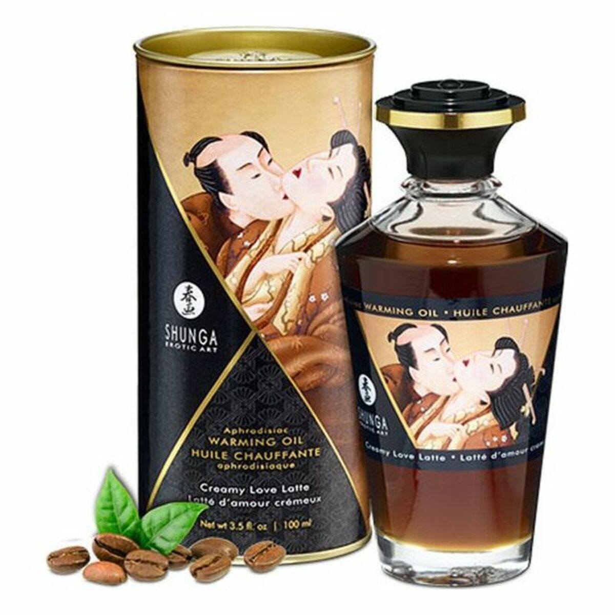 Shunga Erotische Massageolie Shunga Koffie Koffie Met Melk (100 Ml) (100 Ml)