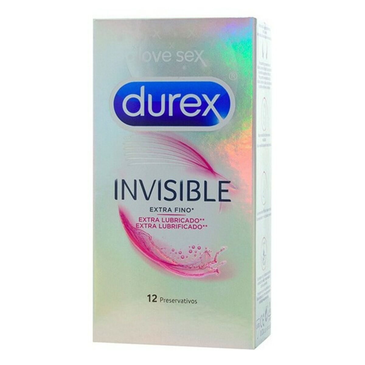 Durex Onzichtbare Condooms Met Extra Glijmiddel Durex 5052197049169 24 Stuks (12 Uds)